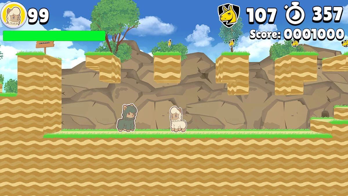 Скриншоты из Alpacalypse