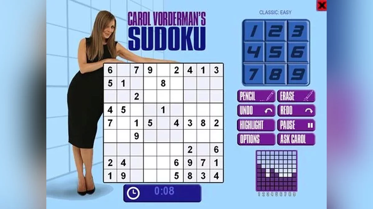 Скриншоты из Carol Vorderman's Sudoku