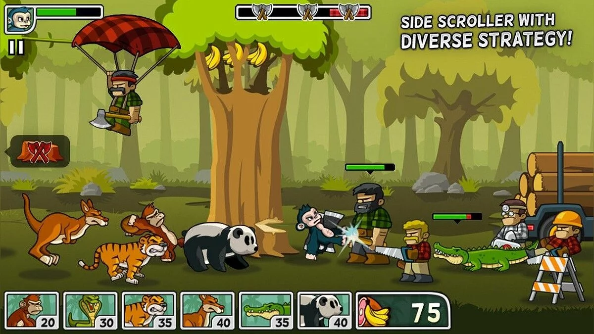Скриншоты из Lumberwhack: Defend the Wild