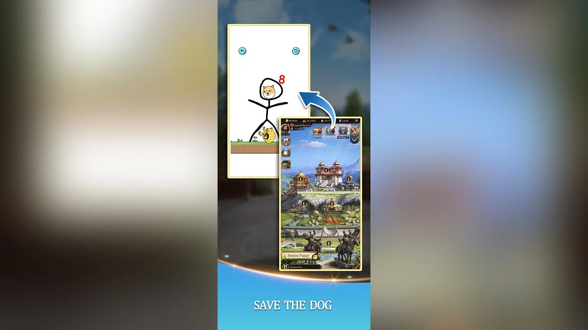 Скриншоты из Game of Khans - Dog Rescue