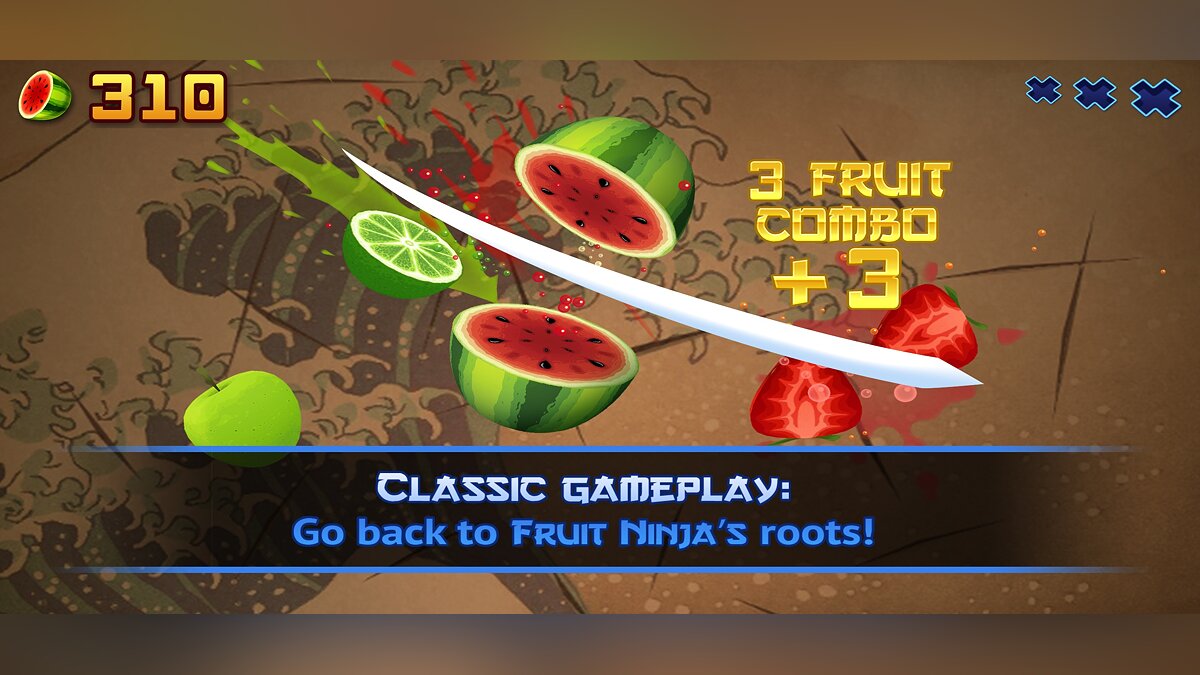 Fruit Ninja Classic - что это за игра, трейлер, системные требования,  отзывы и оценки, цены и скидки, гайды и прохождение, похожие игры