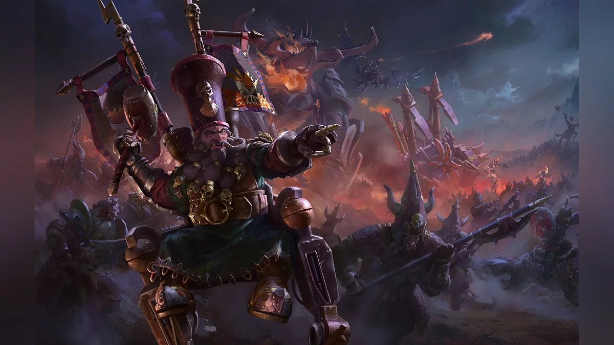 Арт из Total War: Warhammer 3 - Forge of the Chaos Dwarfs