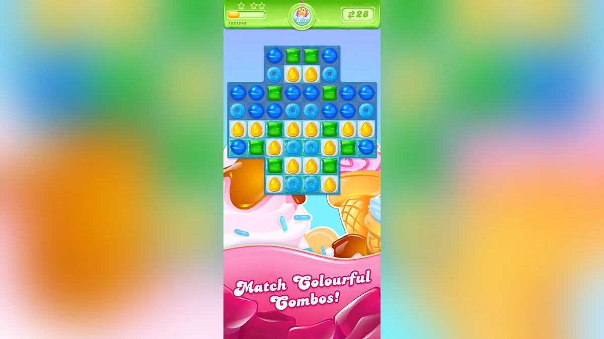 Скриншоты из Candy Crush Jelly Saga