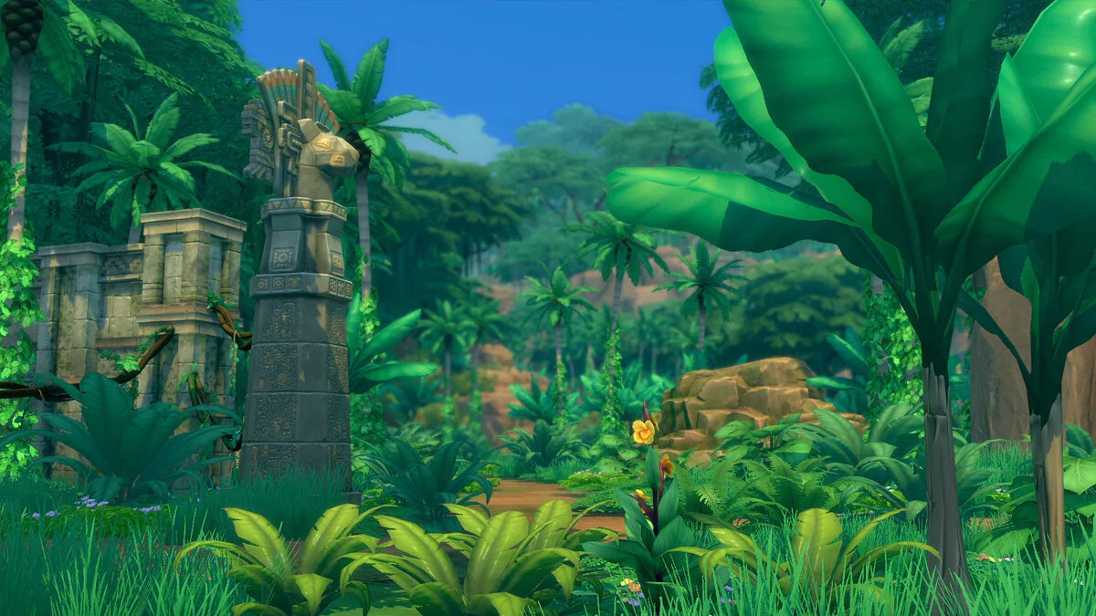 Скриншоты из The Sims 4: Jungle Adventure