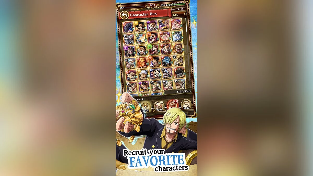 Скриншоты из One Piece Treasure Cruise