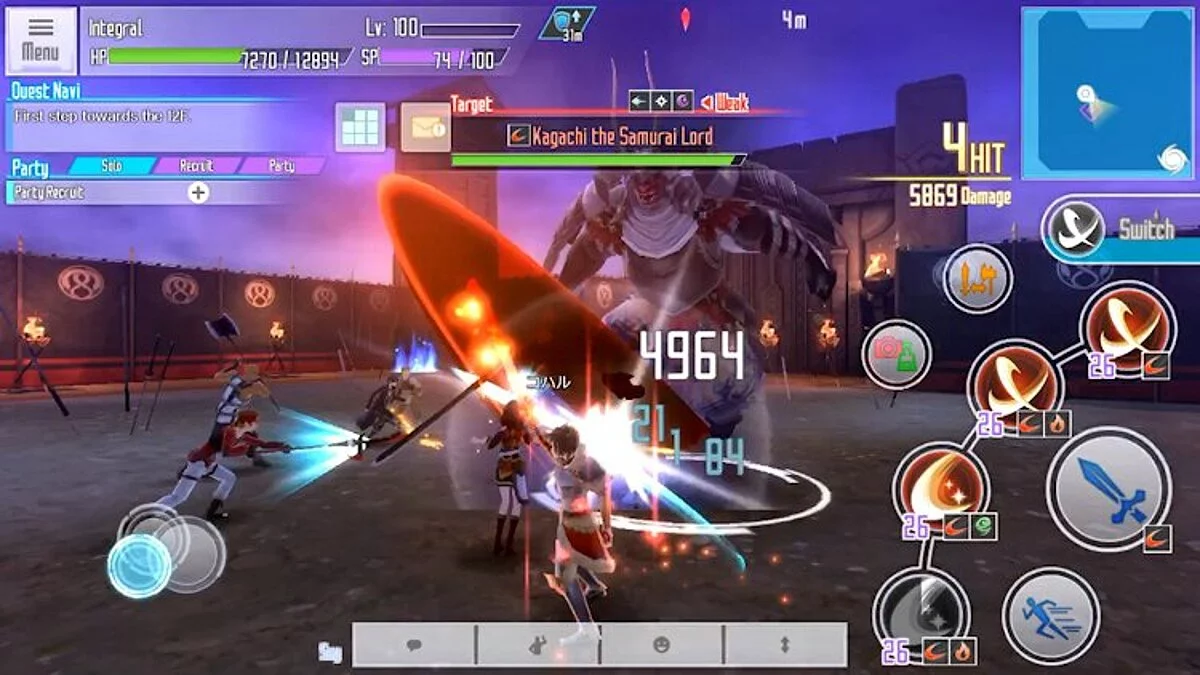 Скриншоты из Sword Art Online: Integral Factor
