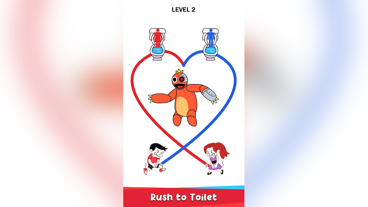 Toilet Rush Race: Draw Puzzle - что это за игра, трейлер, системные  требования, отзывы и оценки, цены и скидки, гайды и прохождение, похожие  игры