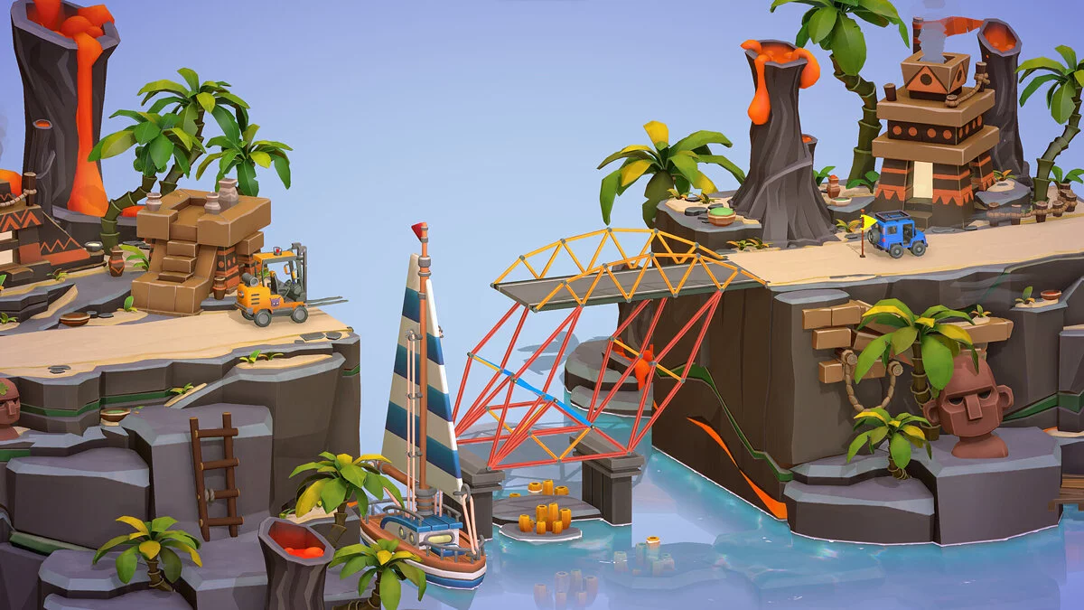 Скриншоты из Poly Bridge 3