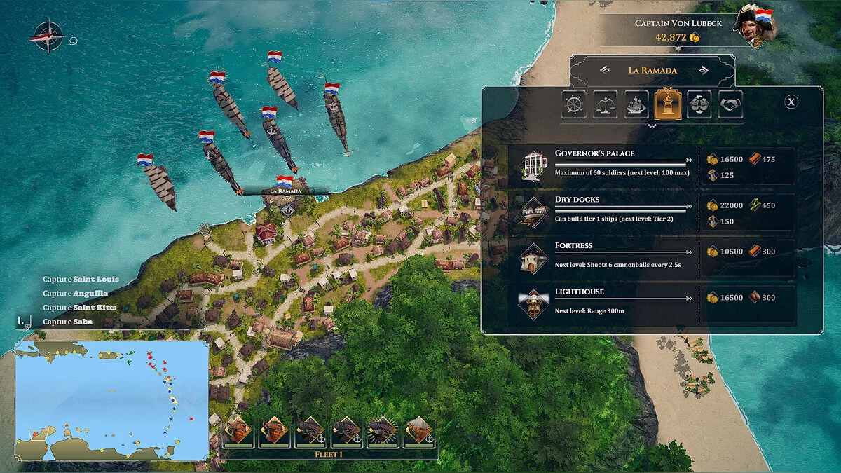 Скриншоты из Corsairs - Battle of the Caribbean