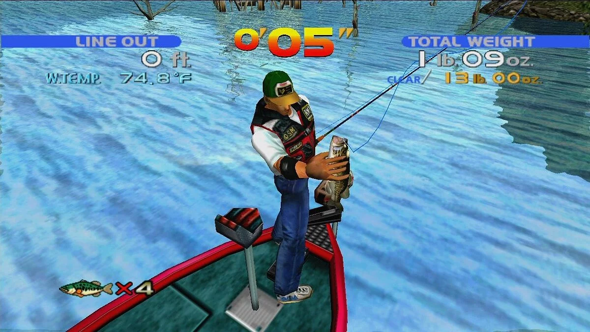 Скриншоты из SEGA Bass Fishing
