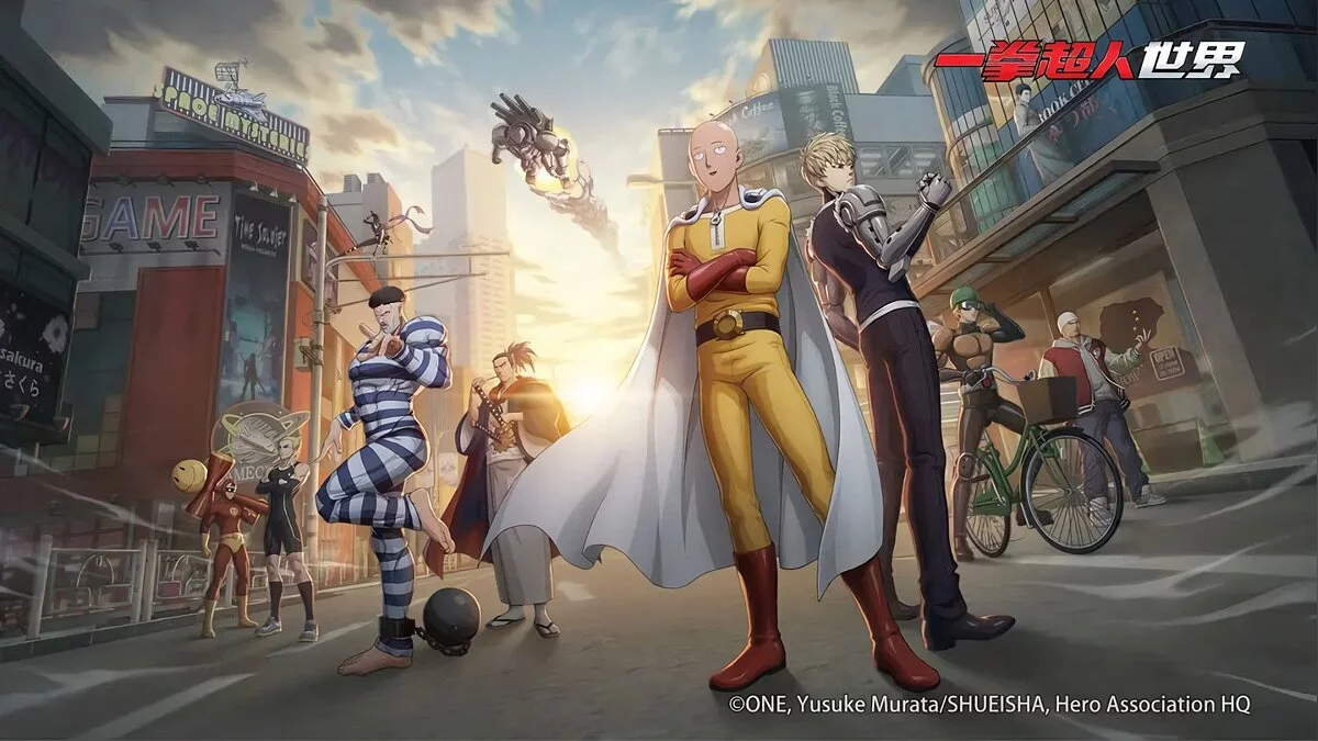 Арт из One Punch Man: World