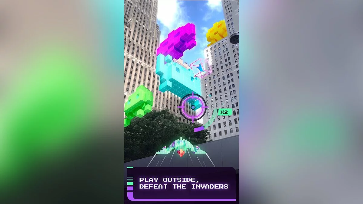 Скриншоты из Space Invaders AR