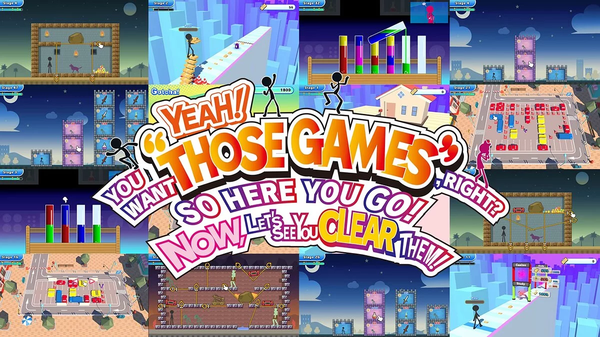 Арт из YEAH! YOU WANT «THOSE GAMES,» RIGHT? SO HERE YOU GO! NOW, LET'S SEE YOU CLEAR THEM!
