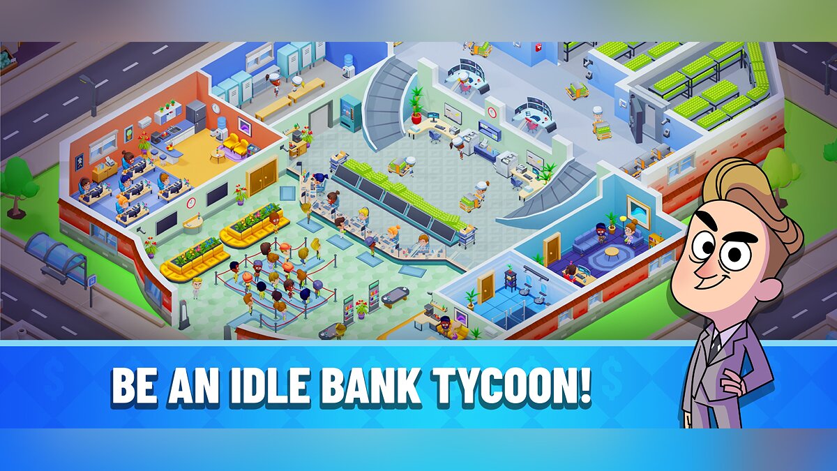 Idle Bank Tycoon: Money Game - что это за игра, трейлер, системные  требования, отзывы и оценки, цены и скидки, гайды и прохождение, похожие  игры