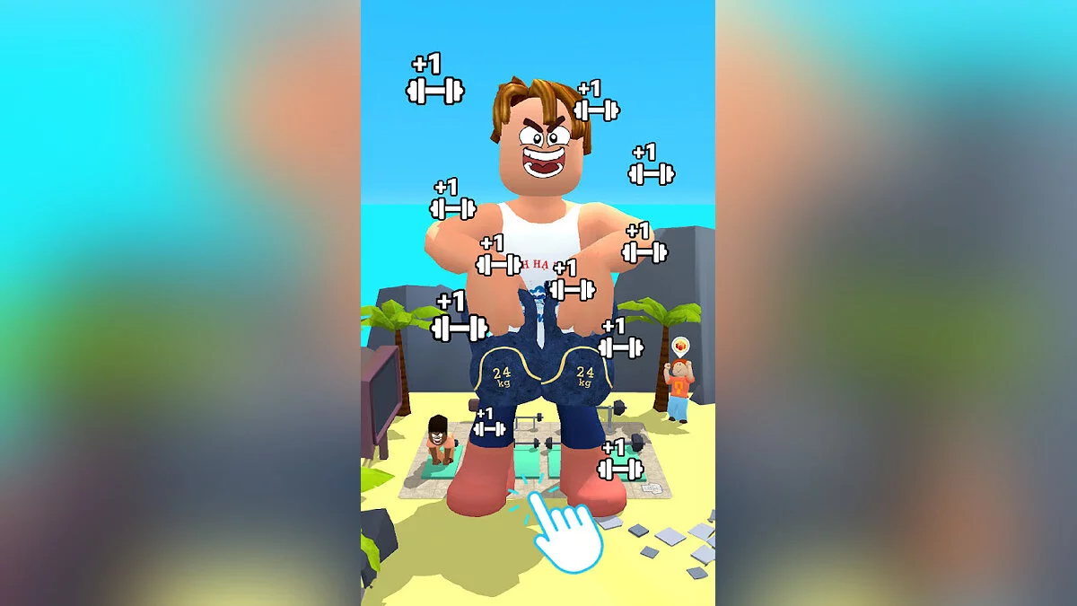 Скриншоты из Roblock Gym Clicker: Tap Hero