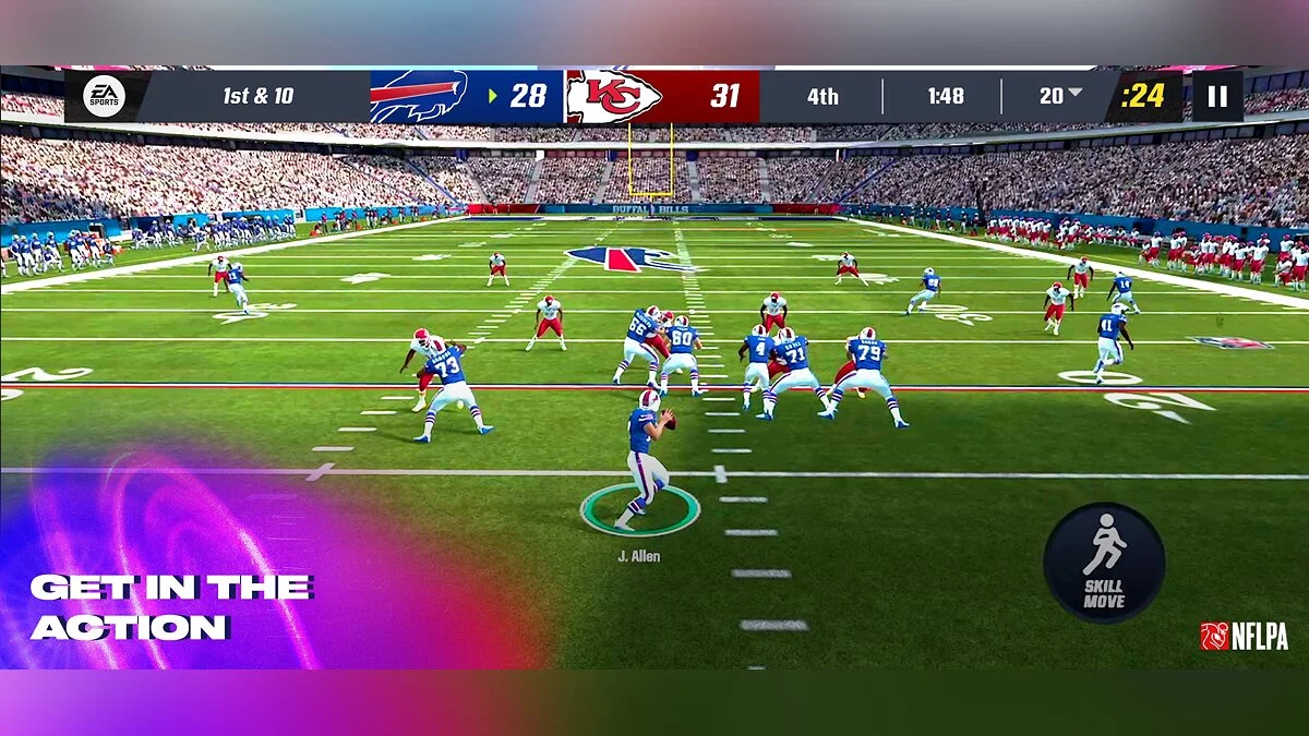 Скриншоты из Madden NFL 24 Mobile Football
