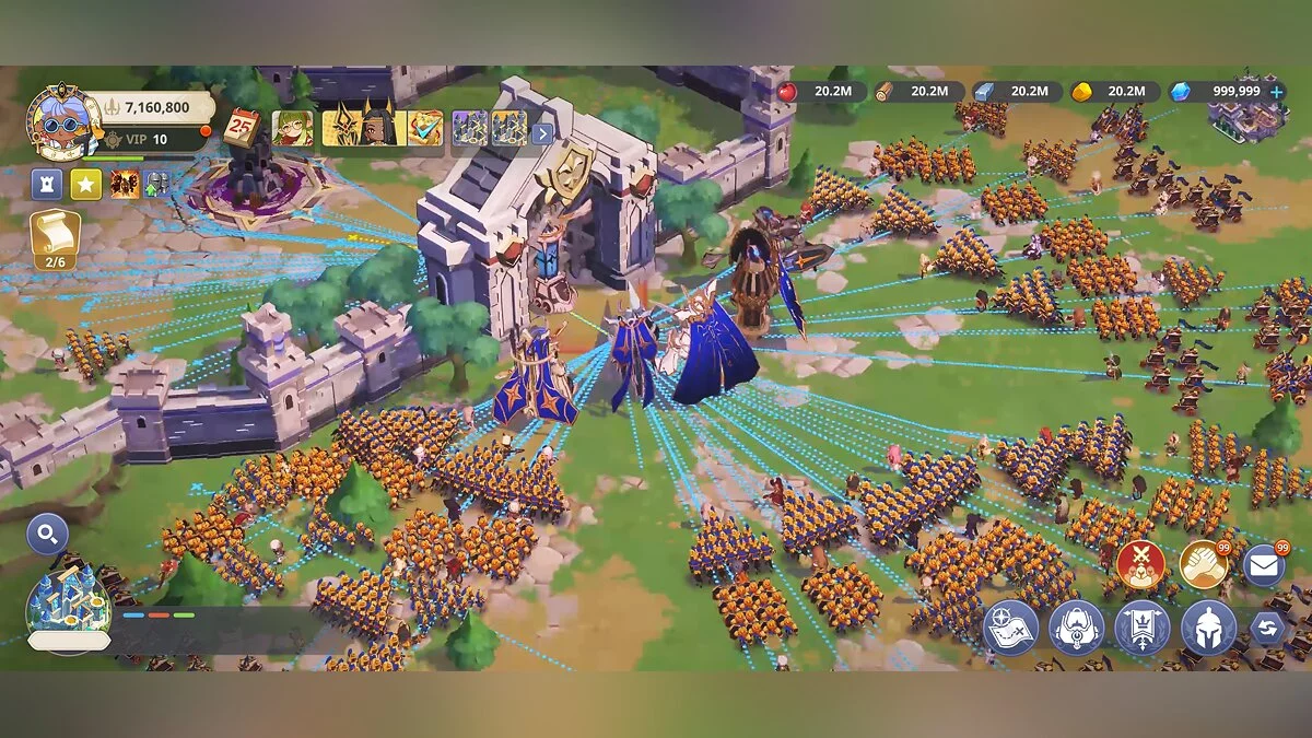 Скриншоты из GRAND CROSS: Age of Titans