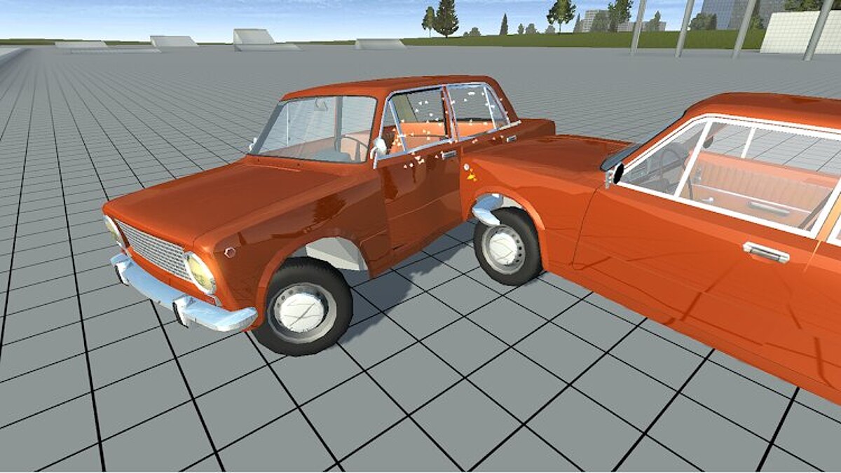 Simple Car Crash Physics Sim — «Газель» (ГАЗ-3302) / Автомобили / Транспорт