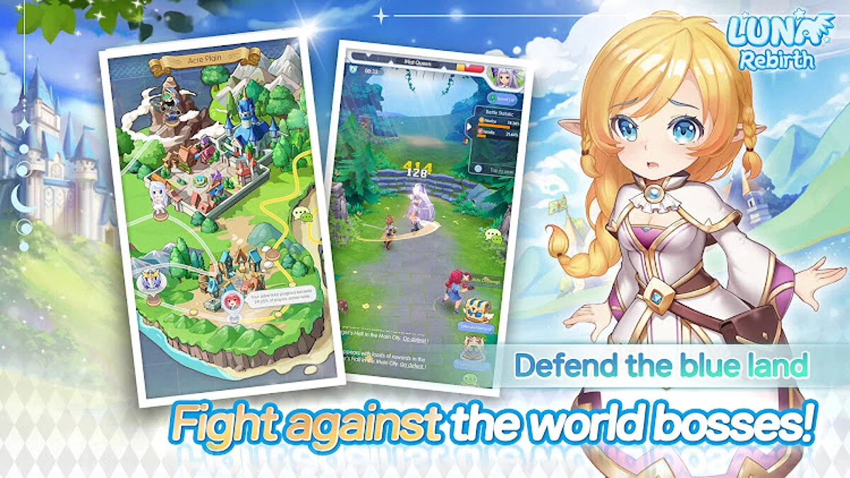 Скриншоты из Luna Rebirth: Floating Island