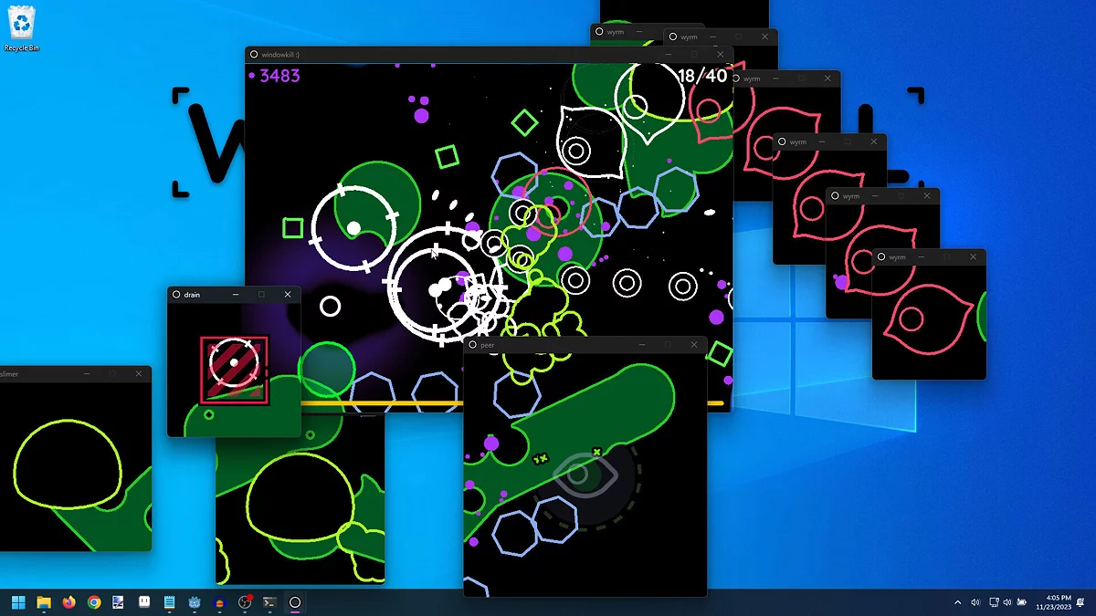 Скриншоты из Windowkill