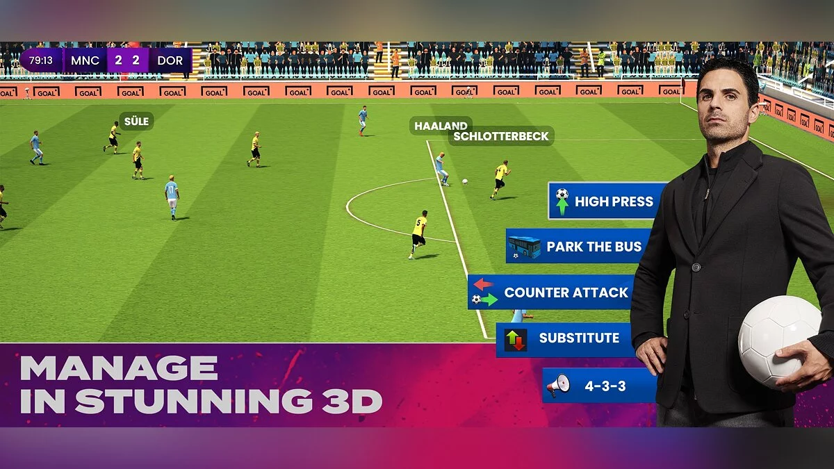 Скриншоты из Soccer Manager 2024 - Football