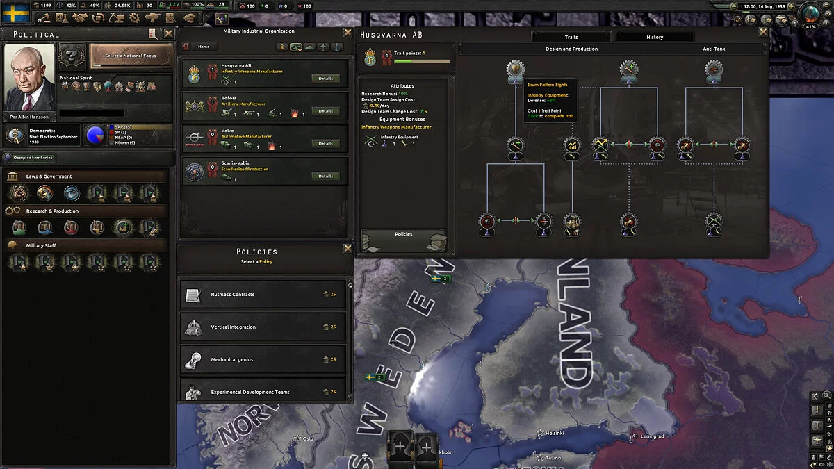 Скриншоты из Hearts of Iron 4: Arms Against Tyranny