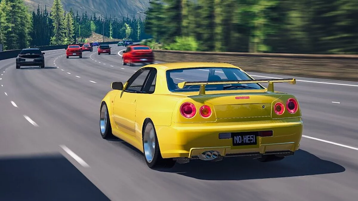 Скриншоты из No Hesi Car Traffic Racing