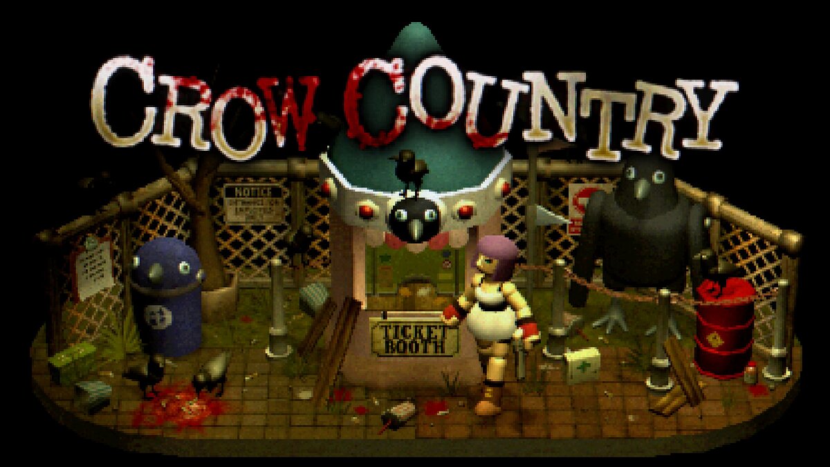 Crow country русификатор. Crow Country игра. Ретрохоррор Crow Country. Crow Country game Art.