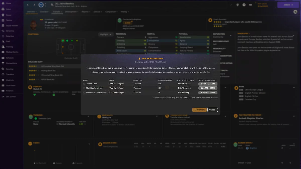 Скриншоты из Football Manager 2024