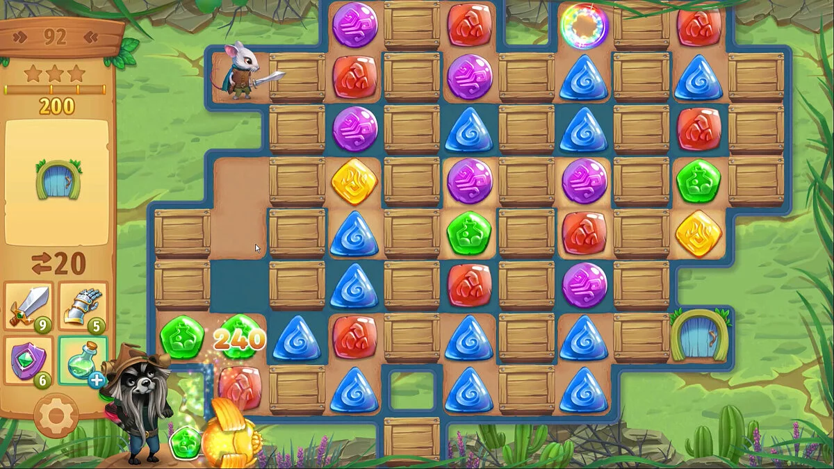 Скриншоты из Strongblade — Puzzle Quest and Match-3 Adventure