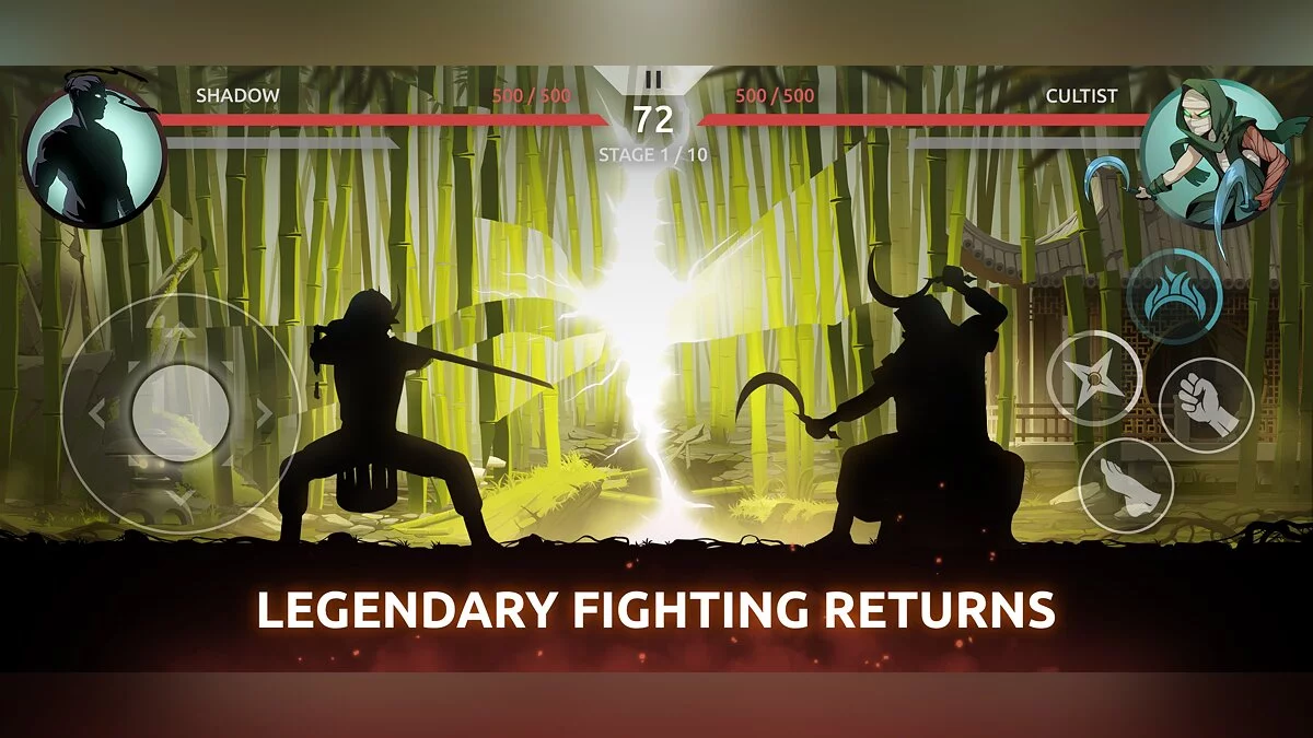 Скриншоты из Shades: Shadow Fight Roguelike