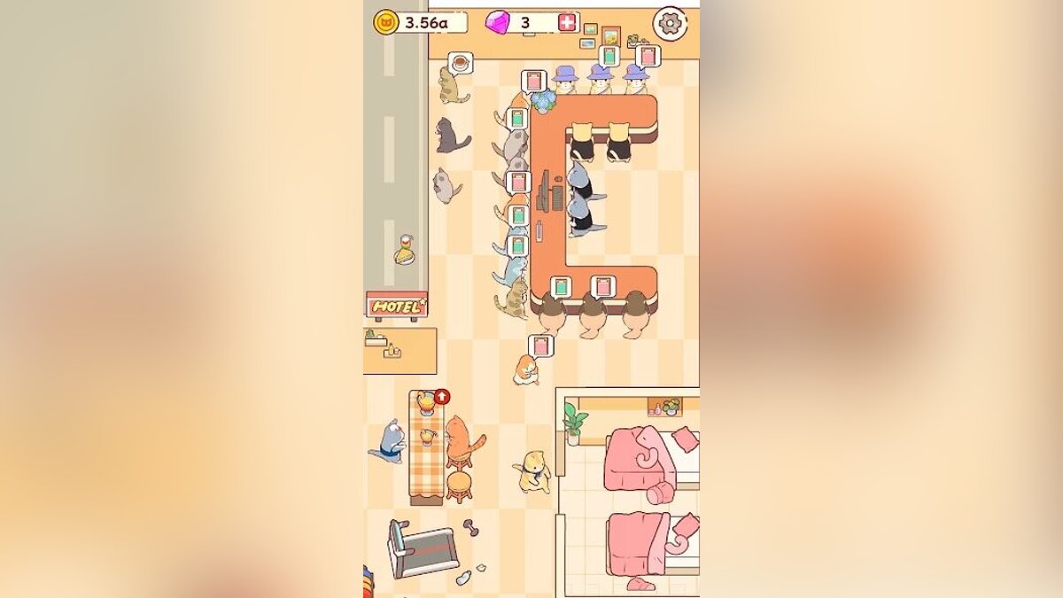 Cat Hotel: Idle Tycoon Games - что это за игра, трейлер, системные  требования, отзывы и оценки, цены и скидки, гайды и прохождение, похожие  игры