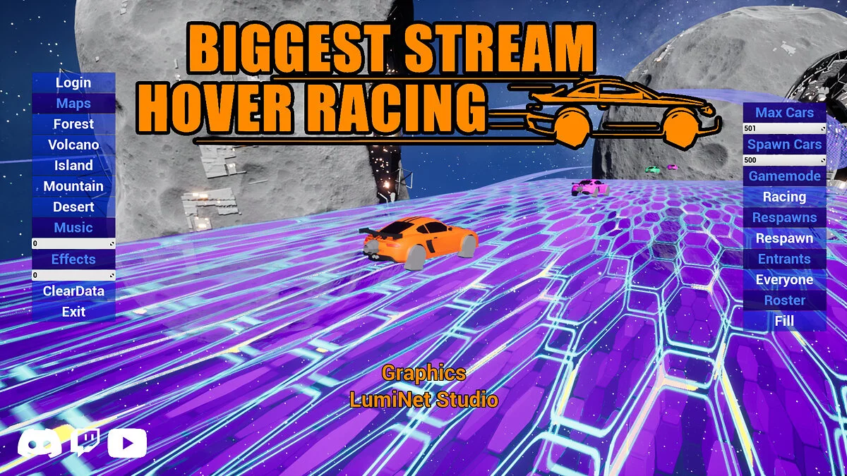 Скриншоты из Biggest Stream Hover Racing
