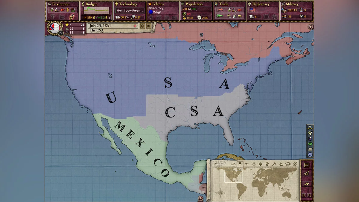 Скриншоты из Victoria 2: A House Divided