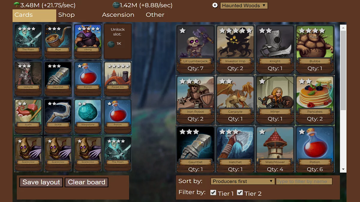 Скриншоты из Creature Card Idle