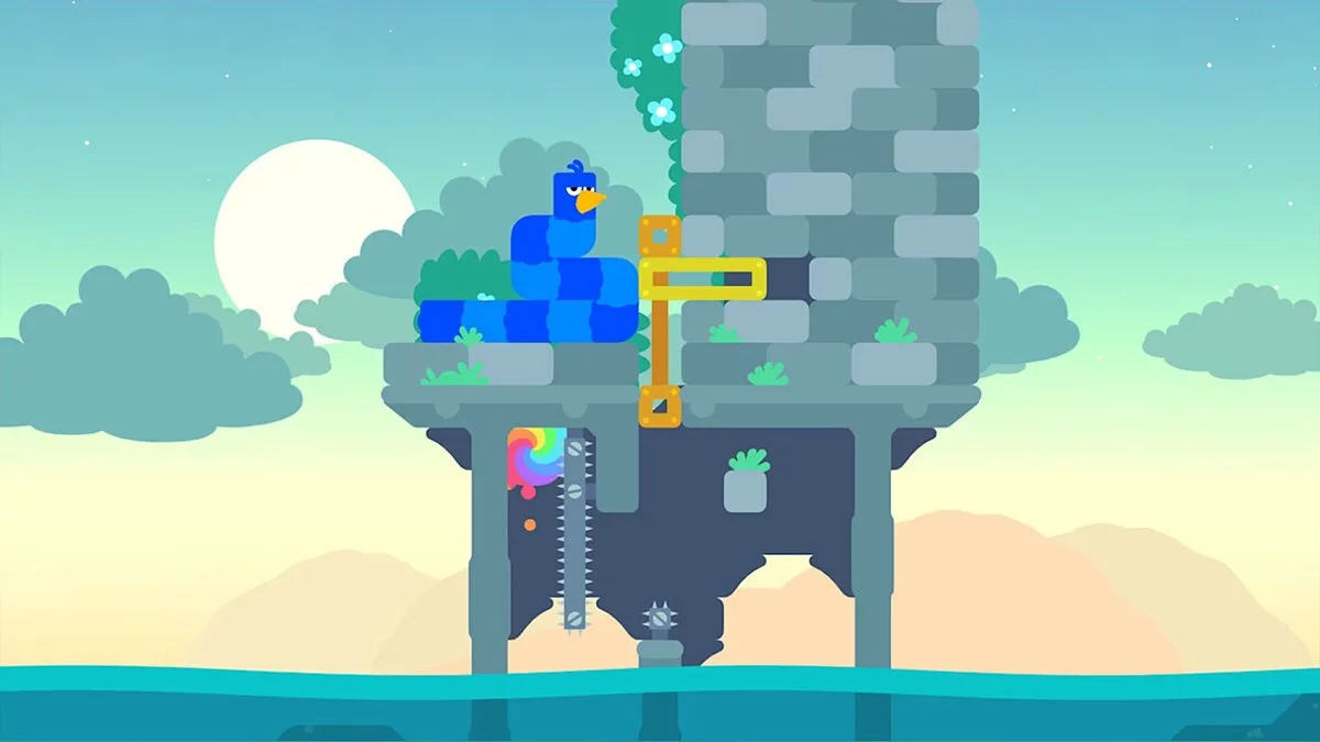 Скриншоты из Snakebird Complete
