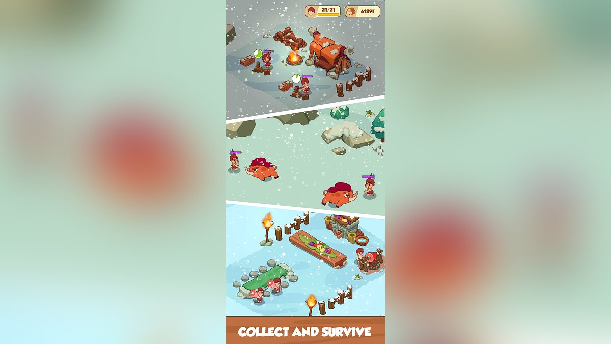 Icy Village: Tycoon Survival - что это за игра, трейлер, системные  требования, отзывы и оценки, цены и скидки, гайды и прохождение, похожие  игры