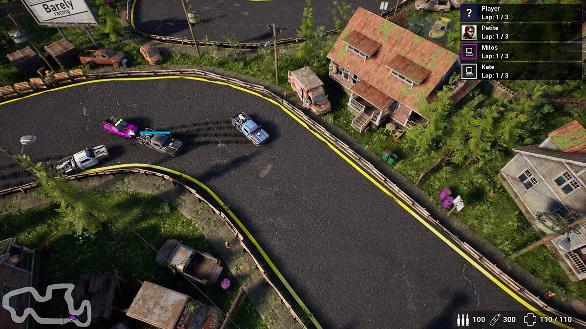 Скриншоты из Barely Racing