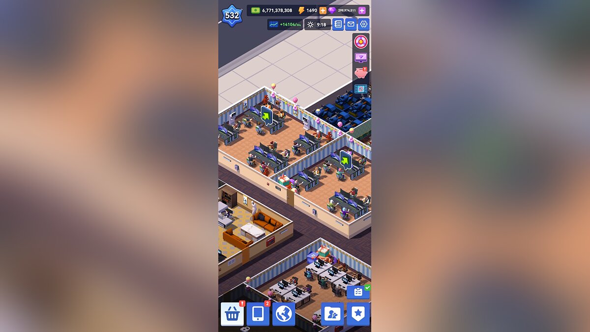 Idle Office Tycoon-Money game - что это за игра, трейлер, системные  требования, отзывы и оценки, цены и скидки, гайды и прохождение, похожие  игры