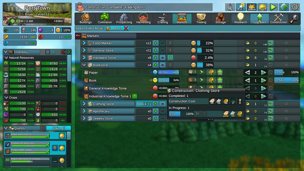 Скриншоты из Factory Town Idle