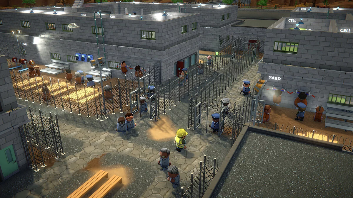 Скриншоты из Prison Architect 2