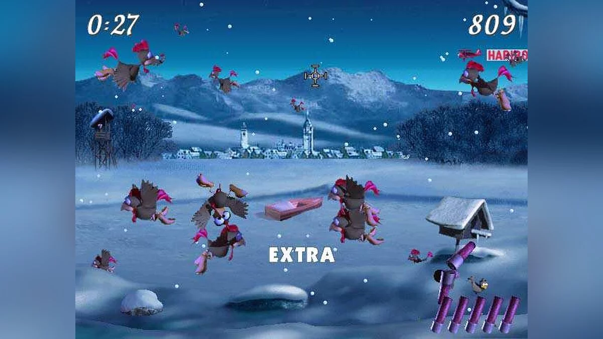 Скриншоты из Moorhuhn: Winter-Edition