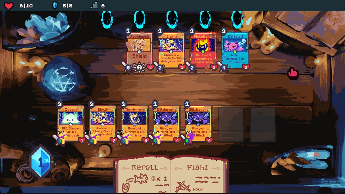 Скриншоты из Spellcats: Auto Card Tactics — Prologue
