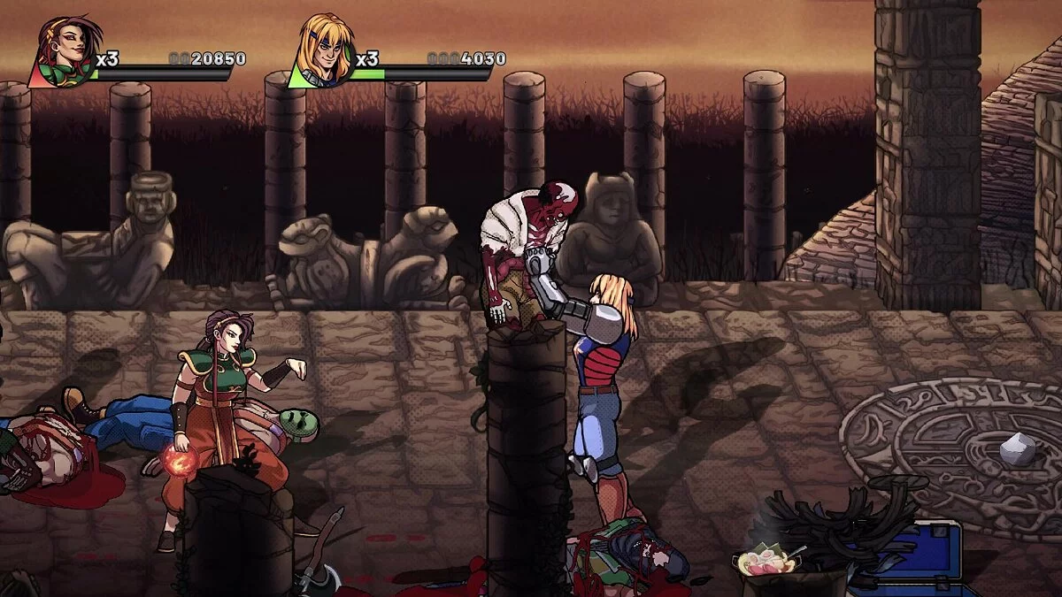 Скриншоты из Night Slashers: Remake