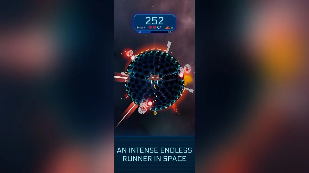 Скриншоты из Galaxy Swirl: Hexa Endless Run