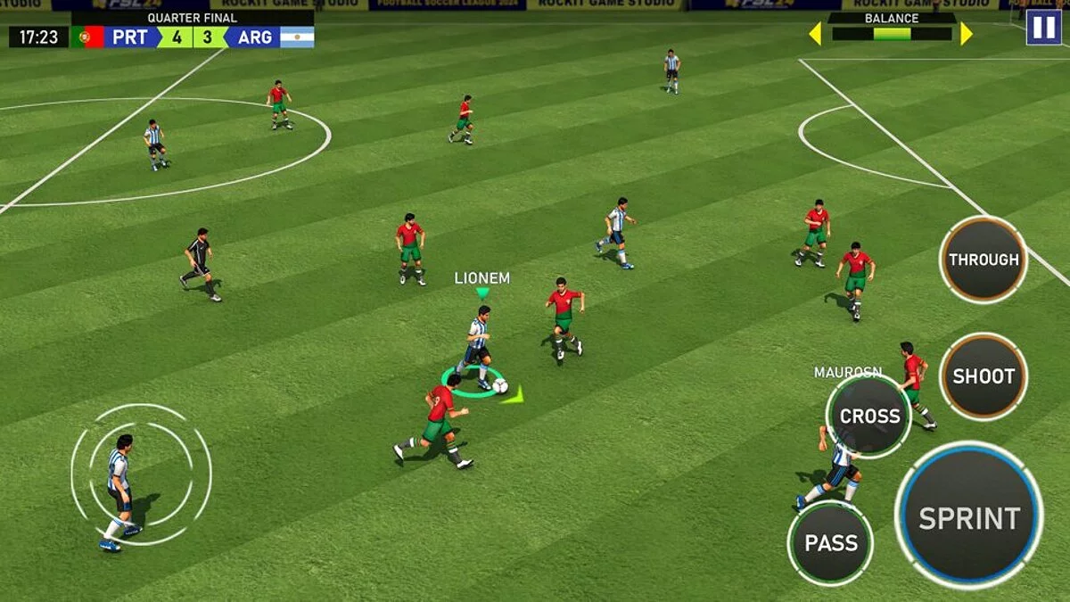 Скриншоты из FSL24 League: Soccer Game 2024