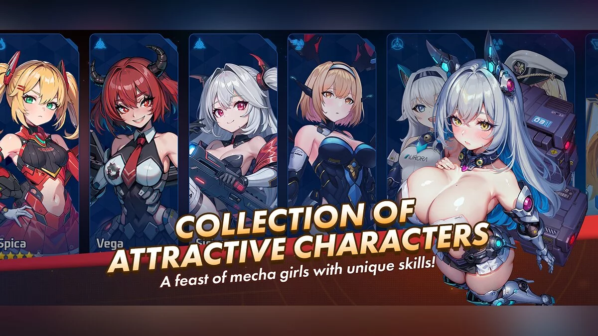 Скриншоты из Mecha Girls Survivor