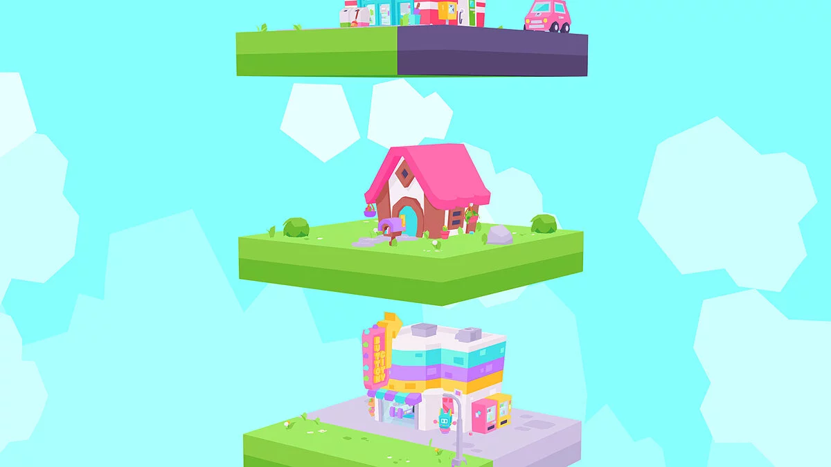 Скриншоты из Button City