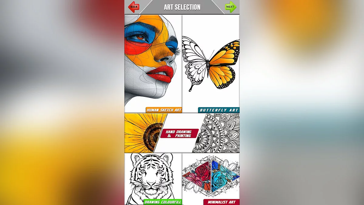 Скриншоты из Color Book Drawing Games