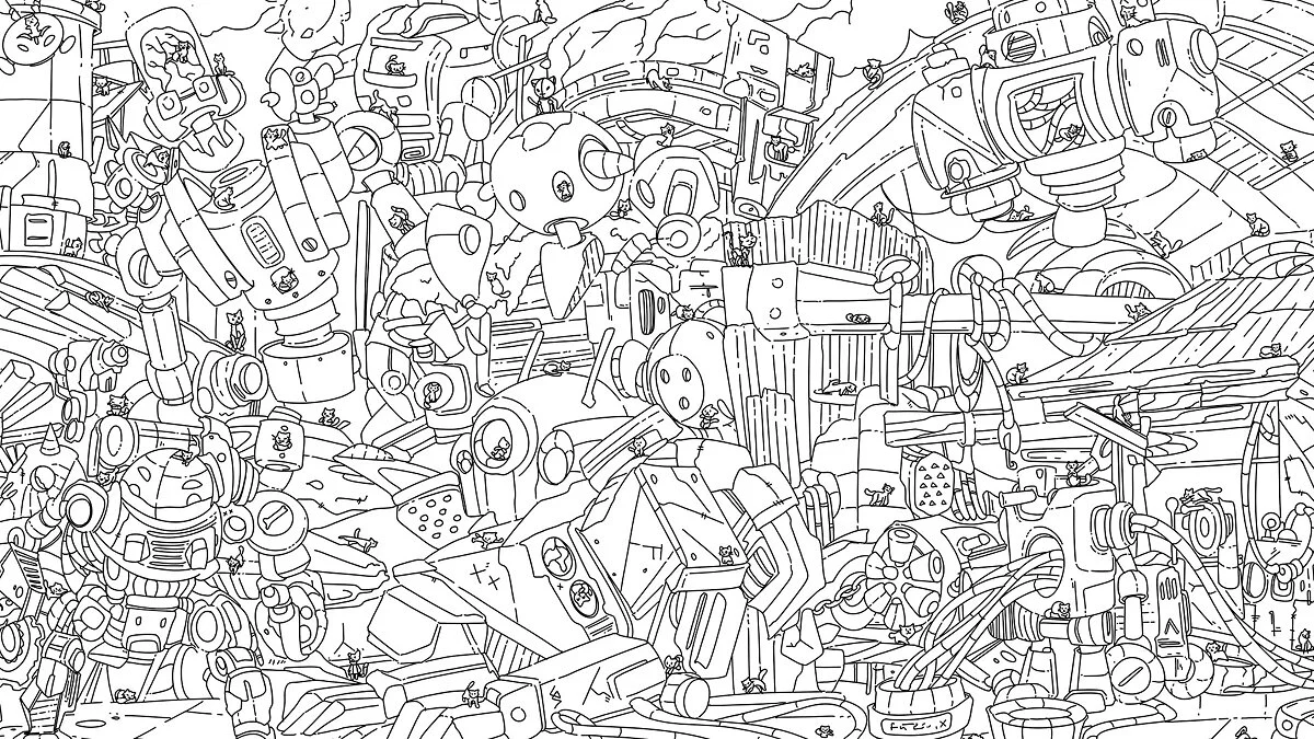 Скриншоты из 100 Robo Cats